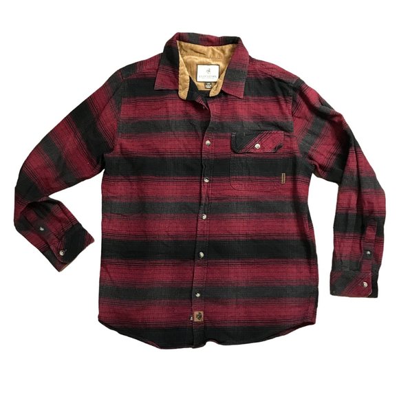Legendary Whitetails‎ Buck Camp Flannel Shirt Cabin Fever Plaid Men's Size Large - Picture 1 of 11